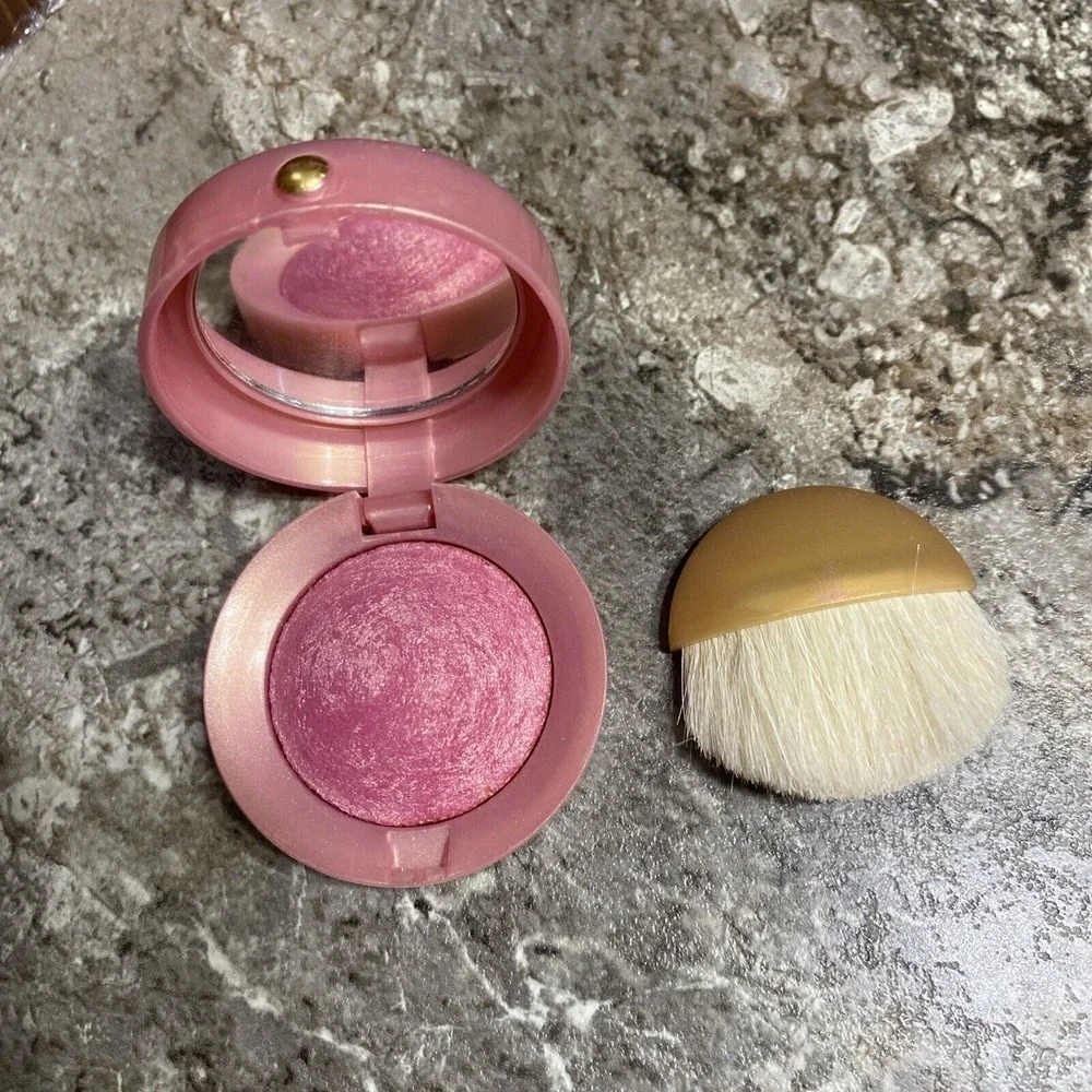 BOURJOIS Visage Pastel Joues Blusher #34 ROSE D'OR .08 oz Rare blush